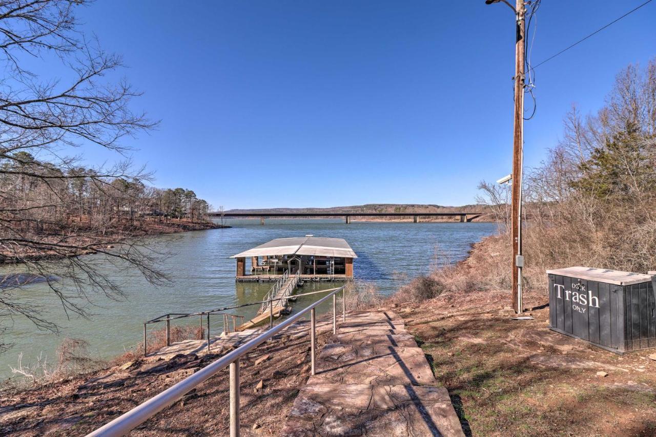 Lakefront Greers Ferry Cabin With Covered Boat Slip! Fairfield Bay Luaran gambar